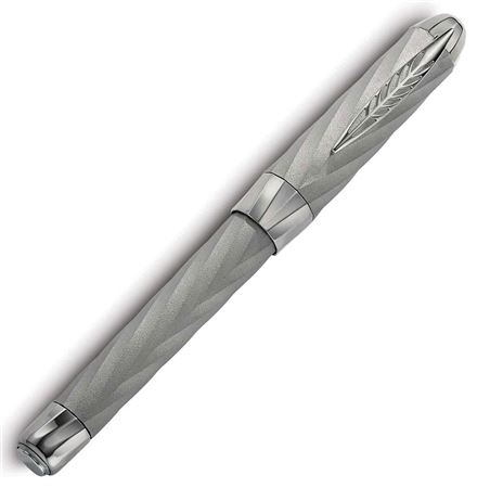 Pineider Matrix Fountain Pen - Palladium Medium